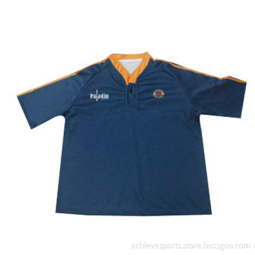 Custom 100% Polyester Sublimated Soccer T-shirt in Low Price